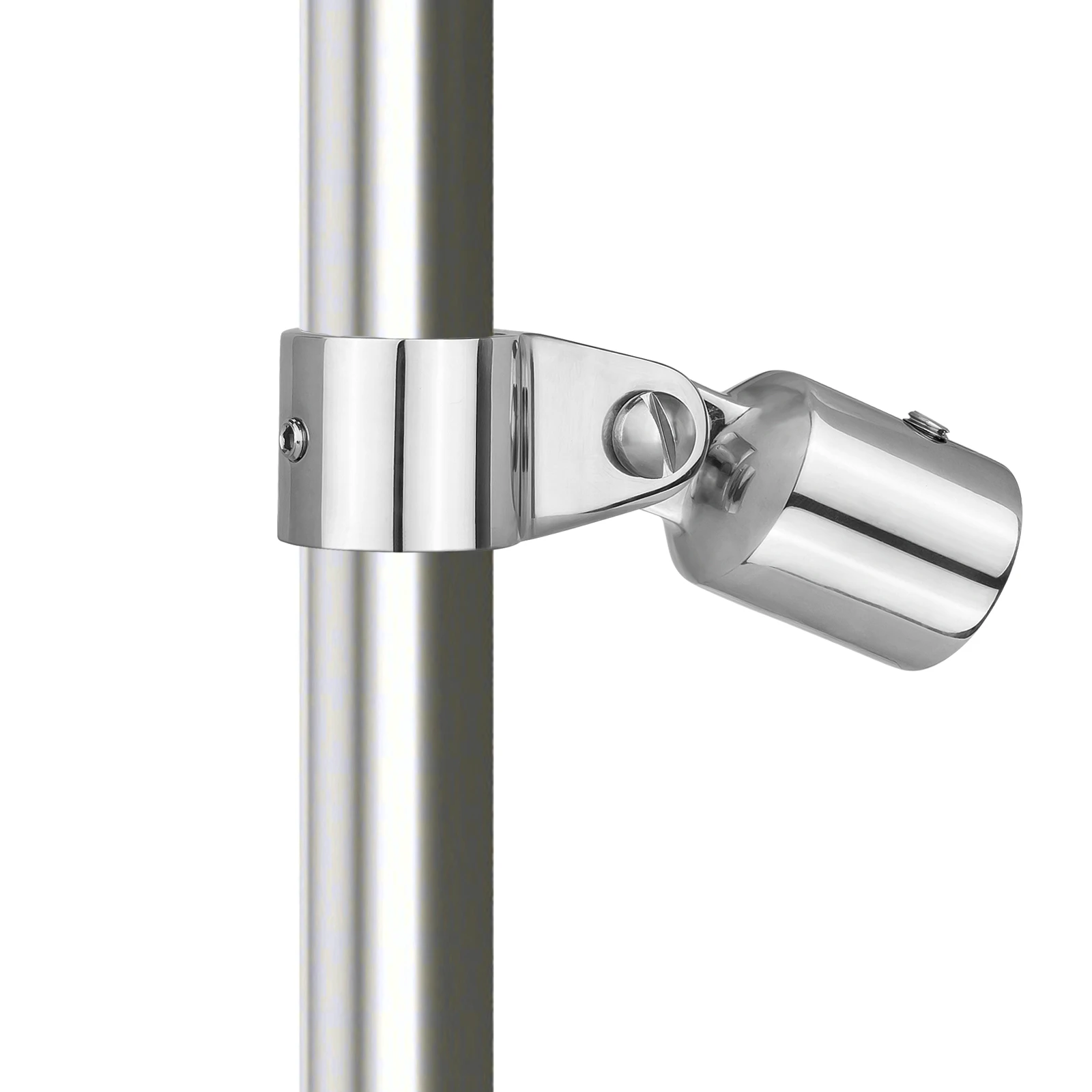 Bimini Top Jaw Slide and Eye End Cap, Bimini Top Hardware, Fits 7/8 Inch /22mm OD Round Tube, 316 Stainless Steel (2 Pairs)