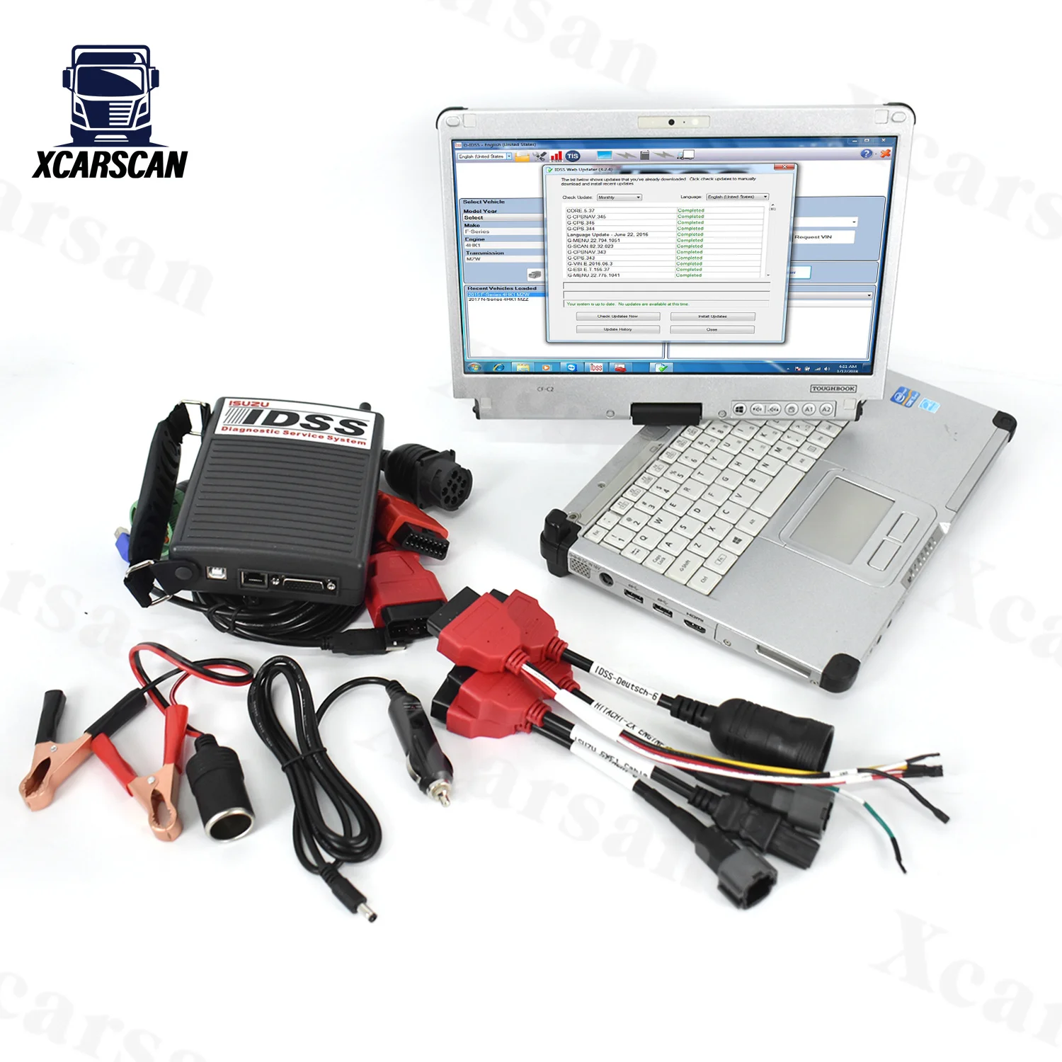 CFC2 Laptop For ISUZU IDSS III Diesel Engine Diagnostic Tool G-IDSS E-IDSS Commercial Vehicles EURO6/EURO5 Truck Excavator