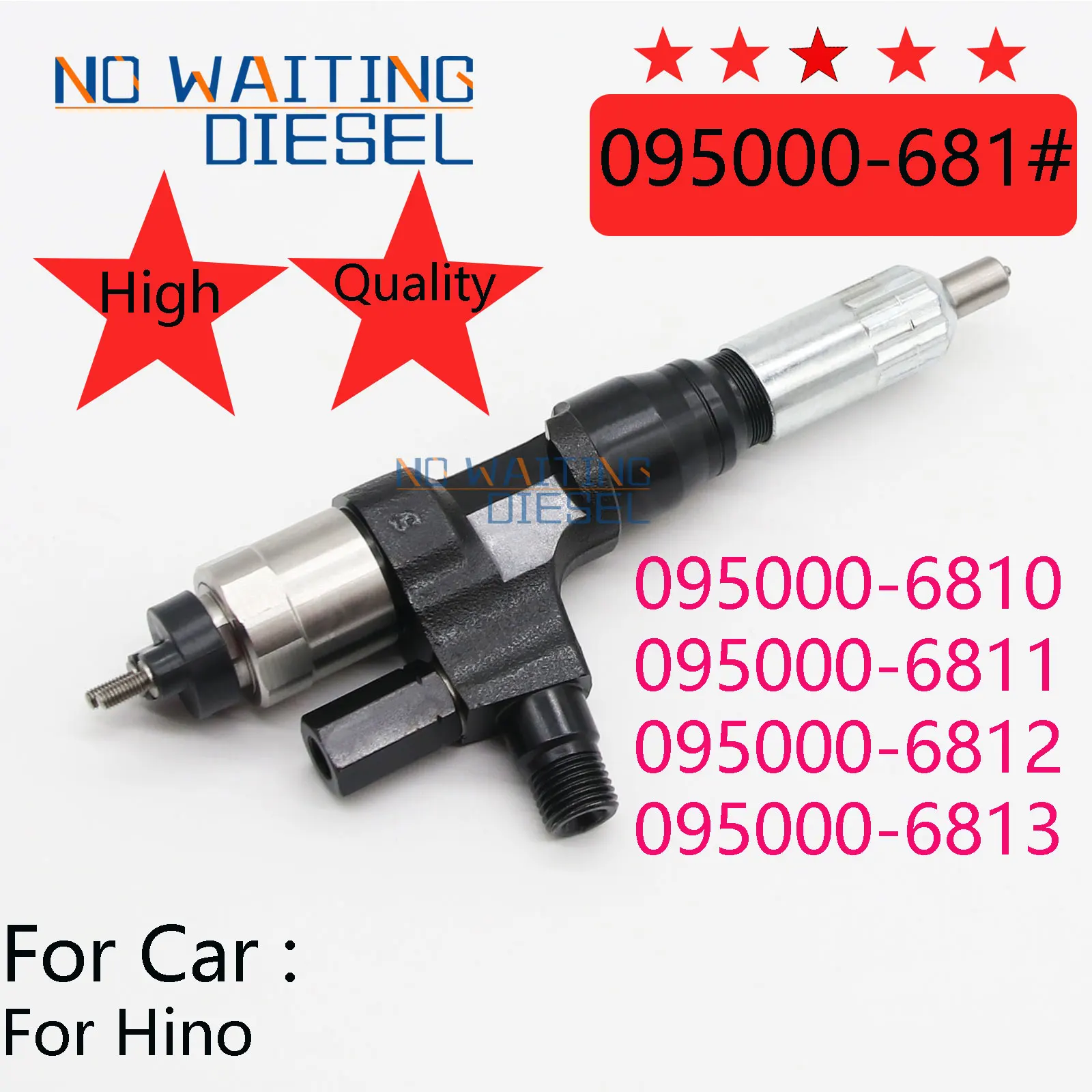 

095000-6810 095000-6811 095000-6812 095000-6813 Fuel Injector Assembly 0950006812 0950006813 For Hino