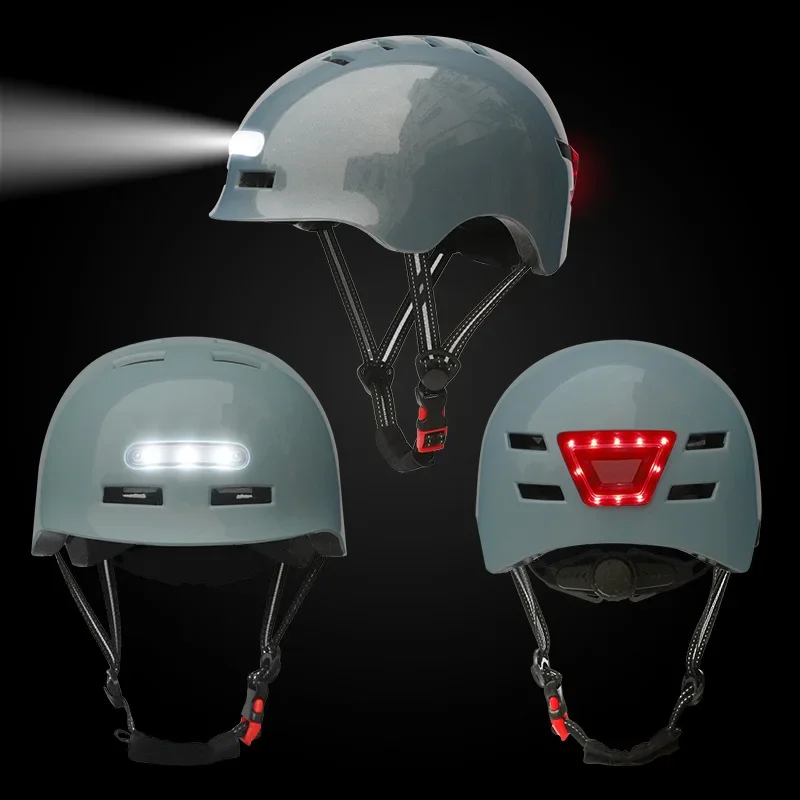 AliExpress NONE NEW Bike Cycling Helmet Smart Led Tail Light Bike Adult Electric Bicycle MTB Road Scooter For Sport Urban Helmet Men Women 2#