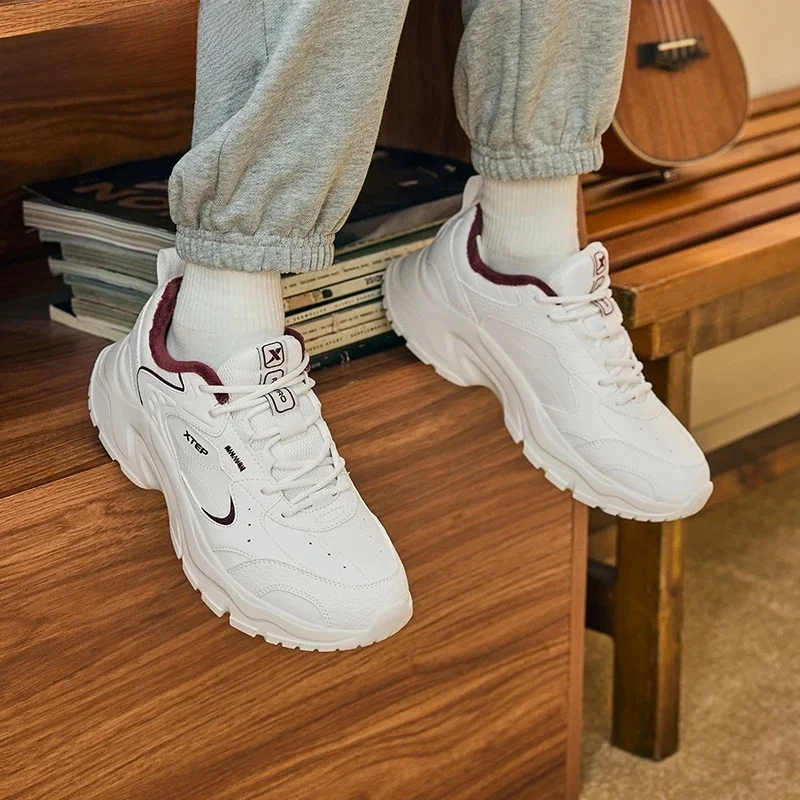 Buty bawełniane Xtep dla kobiet, zimowe, ciepłe, miękkie buty sportowe, modne, retro, wytrzymałe, wygodne sneakersy 876418370026 — zdjęcie 2