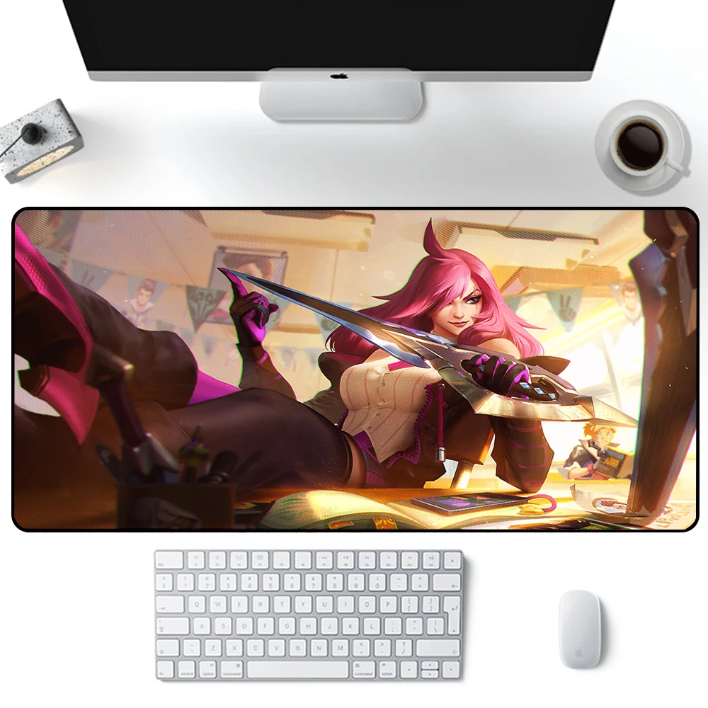 League of Legends Battle Academia Skin Mouse Pad Large Gaming Mousepad PC Gamer Computer Mouse Mat Laptop Keyboard Mat Desk Pad