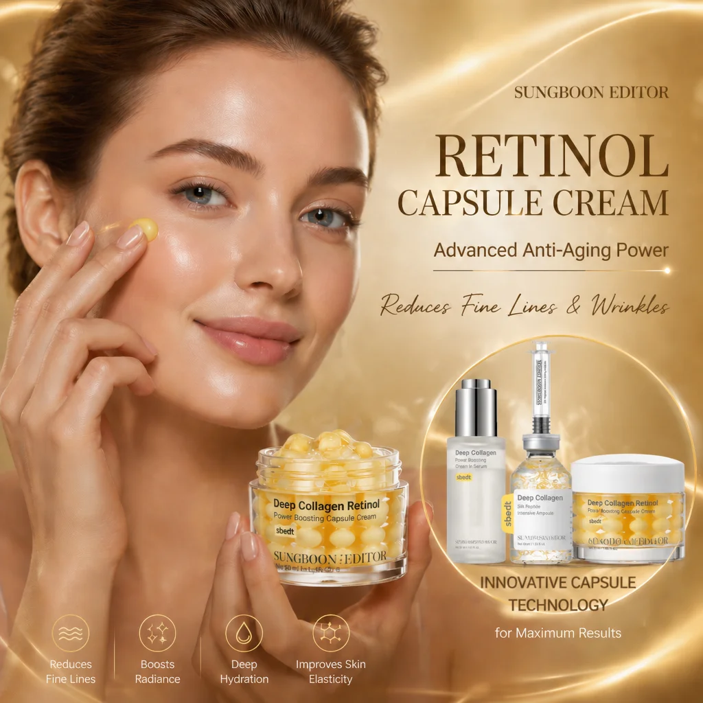 

Deep Collagen Retinol Brightening Capsule Cream Intensely Improves Dullness Firms Soothes Anti Aging Moisturizes Hyaluronic Acid