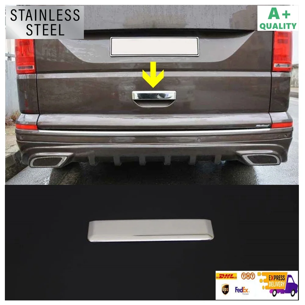 

For VW T6.1 Transporter Chrome Trunk Opening Cover 2020-2023 Models. Stainless Steel. A + Quality. Car Accessories Tuning