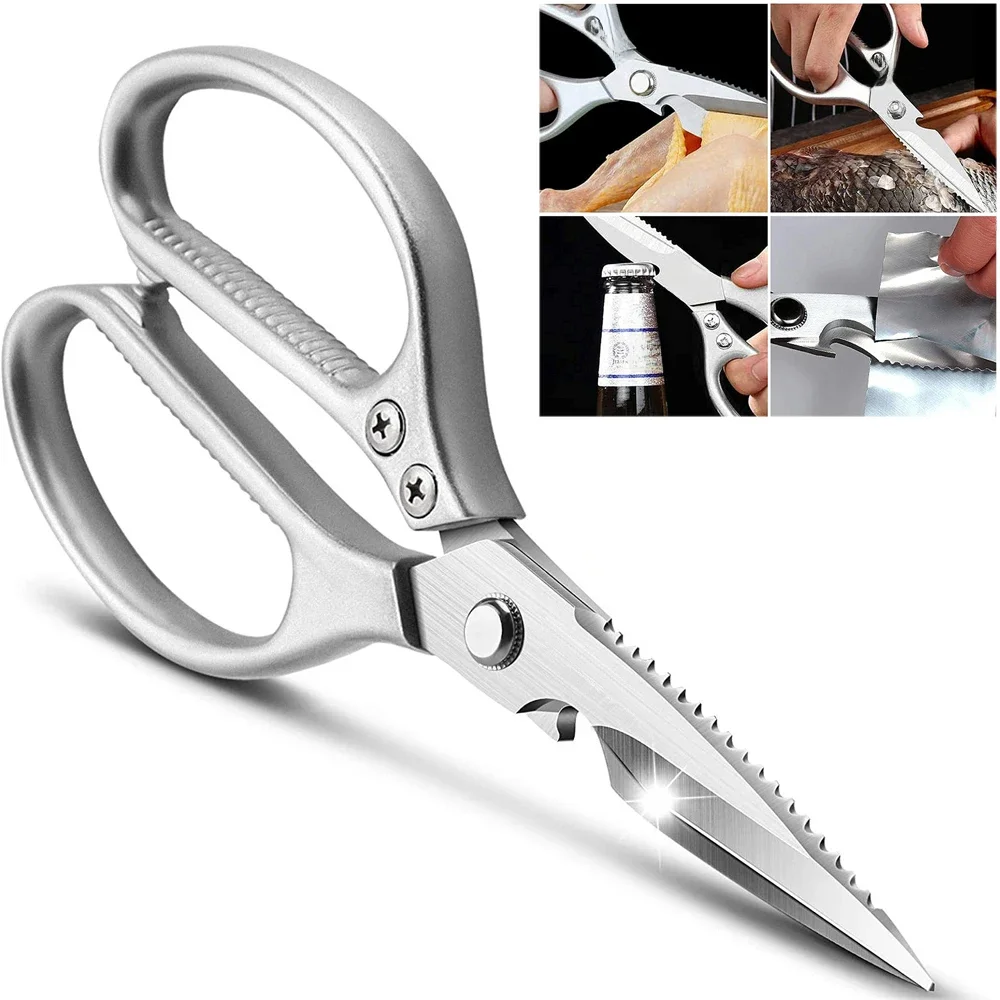 Küche Zubehör Schere Edelstahl Stehlen Sharp Multi Funktion Werkzeug Lebensmittel Scissor Für Huhn