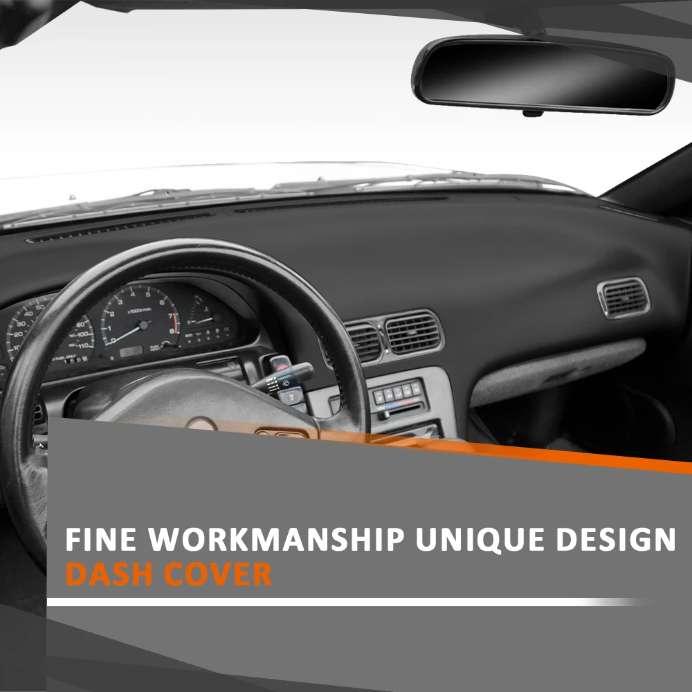 

New Black Dash Dashboard Cover 10-890-Blk Fit for 1989-1994 Nissan 240Sx