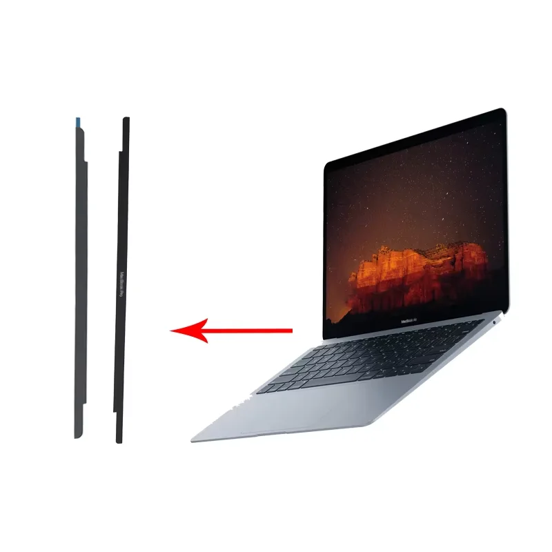 Oryginalny panel logo A1706 A1708 A2289 do MacBooka Pro Air A1932 A2141 A2681 Ekran LCD Szklane wykończenie Logo Bezel Przednia osłona wyświetlacza — zdjęcie 4
