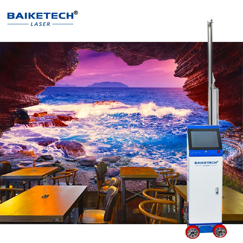 TH-UV32 AI UV طابعة الحائط آلة الطباعة الآلية للطباعة النافثة للحبر العمودية لطباعة الحائط والإعلان