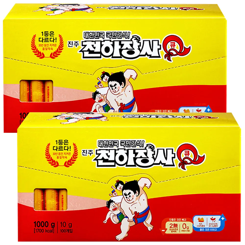 진주햄 천하장사Q 1000g 2개