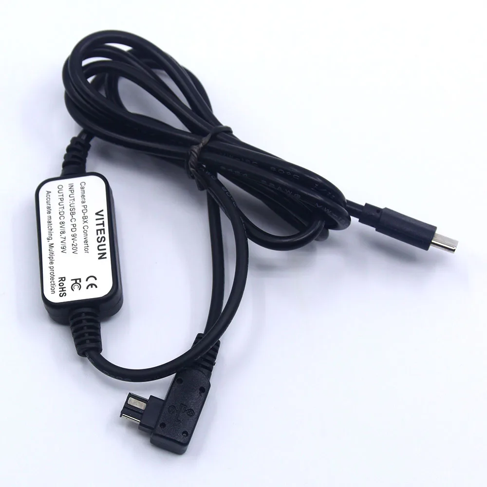 Type C Power Adapter to PW10AM Cable for Sony Alpha A350K 350K A350K A200 A230 A290 A330 A390 A450 A100W/B A700P A100K A57 A100H