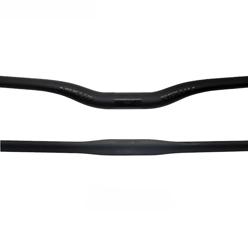 AliExpress Syncros Matte black Carbon Fibre Mountain Bike Handlebar MTB Handle bar Bicycle Parts 31.8mm Rise/Flat Handlebars 600mm - 780mm