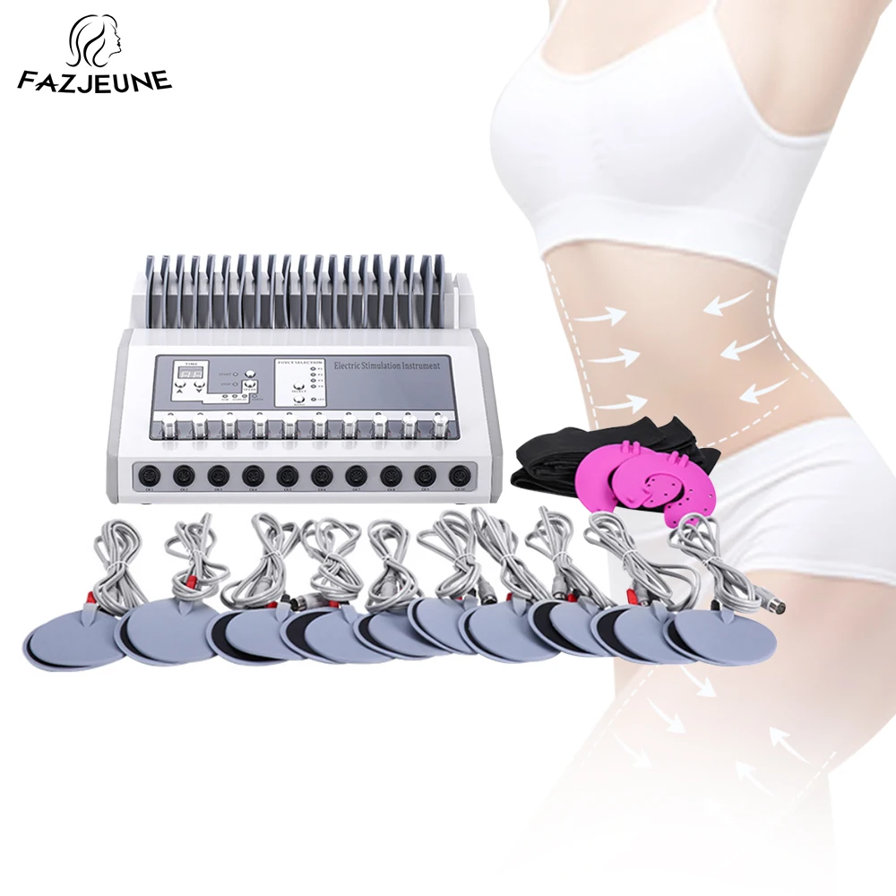 Nuova Microcurrent EMS macchina dimagrante elettrica perdita di peso Body Shaping Fat Burning Bio Beauty Device massaggiatore stimolatore muscolare