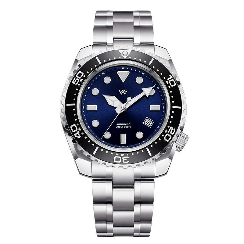 WM Watch Automatic Mechanical Watch 200M Water Resistant Miyota8215 Sapphire Crystal AR Coating Welly Merck Man Watches 175M-WM