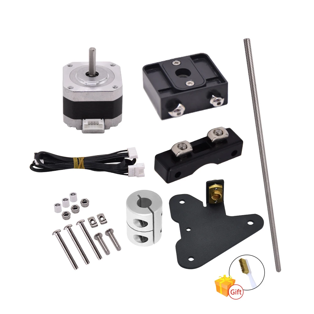 Dual Z Axis Lead Screw Upgrade Kit with Stepper Motor Replacement for CR 10 CR10S Ender-3 Ender 3 Pro Ender 3 V2 3D Printer