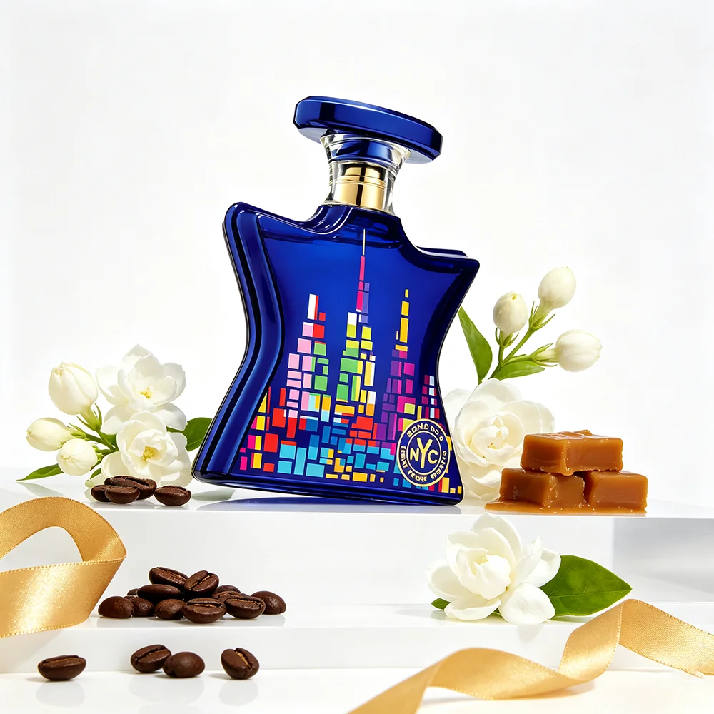 Bond No.9 New York Nights Perfume 100ml Unisex Amber Scent Jasmine Gardenia Carnation Coffee Caramel Patchouli Sandalwood Long Lasting EDP Luxury Star Bottle Gift view 3
