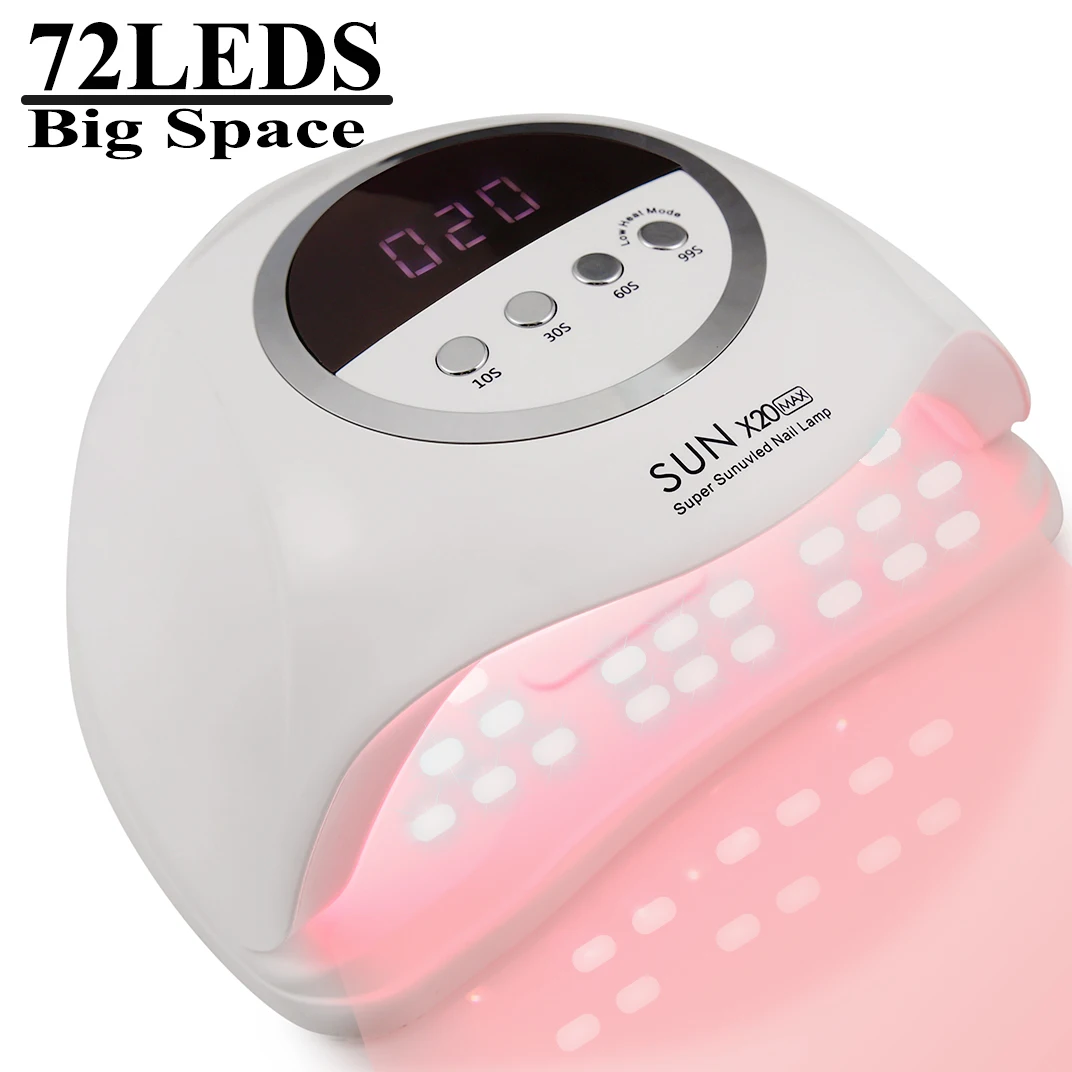 

Professional Nail Drying Lamp For Manicure 81 LEDS Nails Gel Polish Drying Machine With Auto Sensor UV LED Nail Lamp