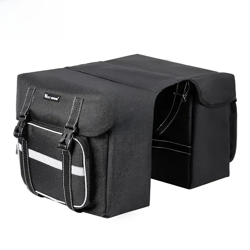 AliExpress West Biking WEST BIKING Bicycle Rear Seat Bag 25L Large Capacity Outdoor Luggage Carrier Bags Cycling MTB Road Bike Trunk Double Pannier Bag