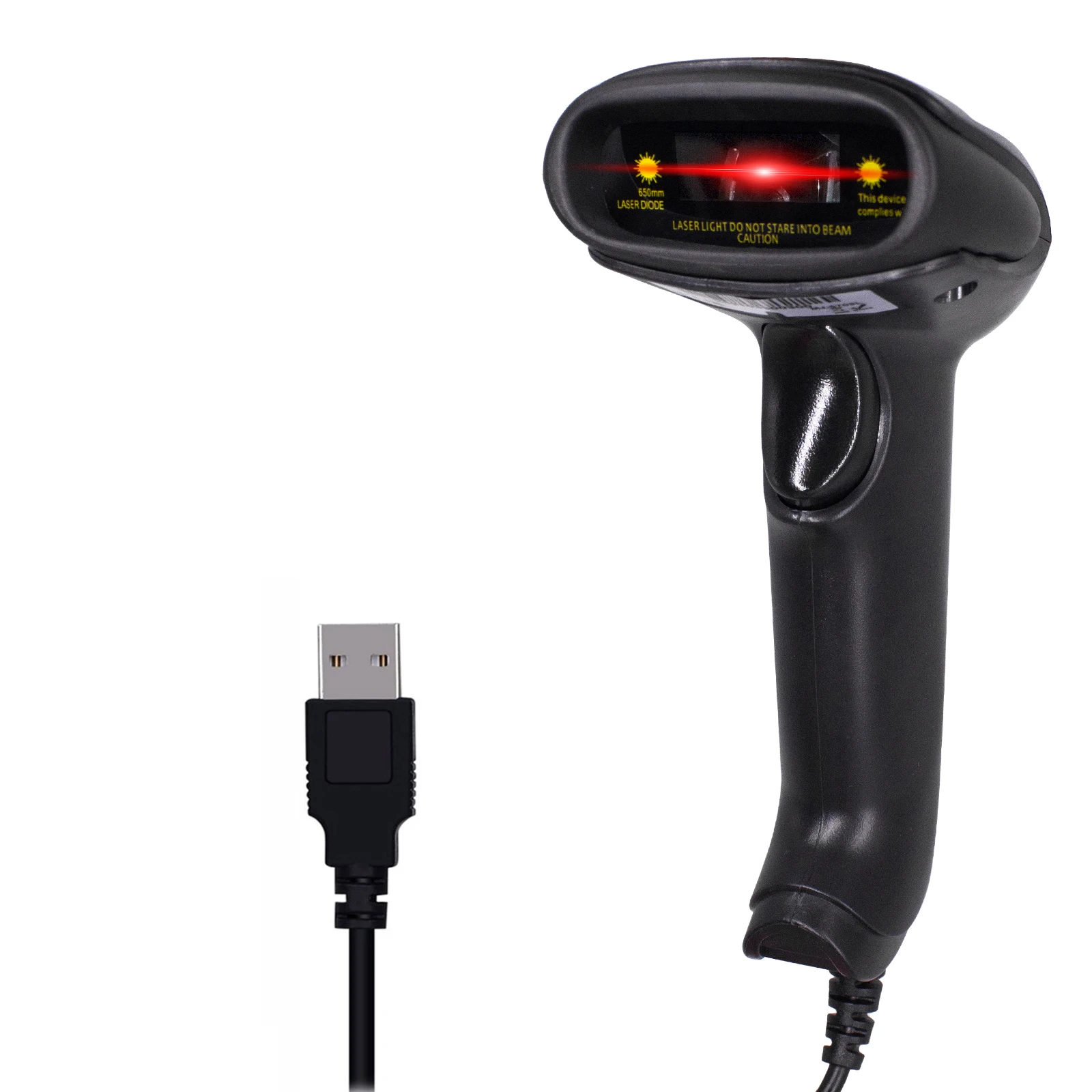 wired barcode scanner leitor usb plug and play compativel para windows android mac linux suporte de digitalizacao automaticamente 1d 2d 01