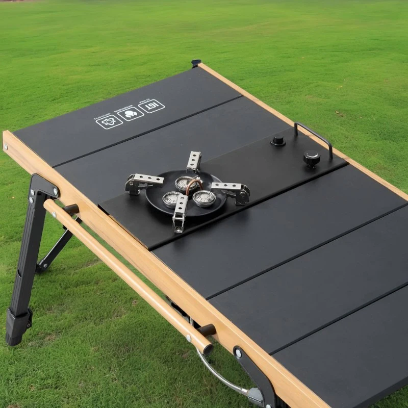 طاولة تخييم Pandatour IGT قابلة للطي من الألومنيوم للشواء والنزهات في الهواء الطلق وخفيفة الوزن للغاية ومحمولة لصيد الأسماك