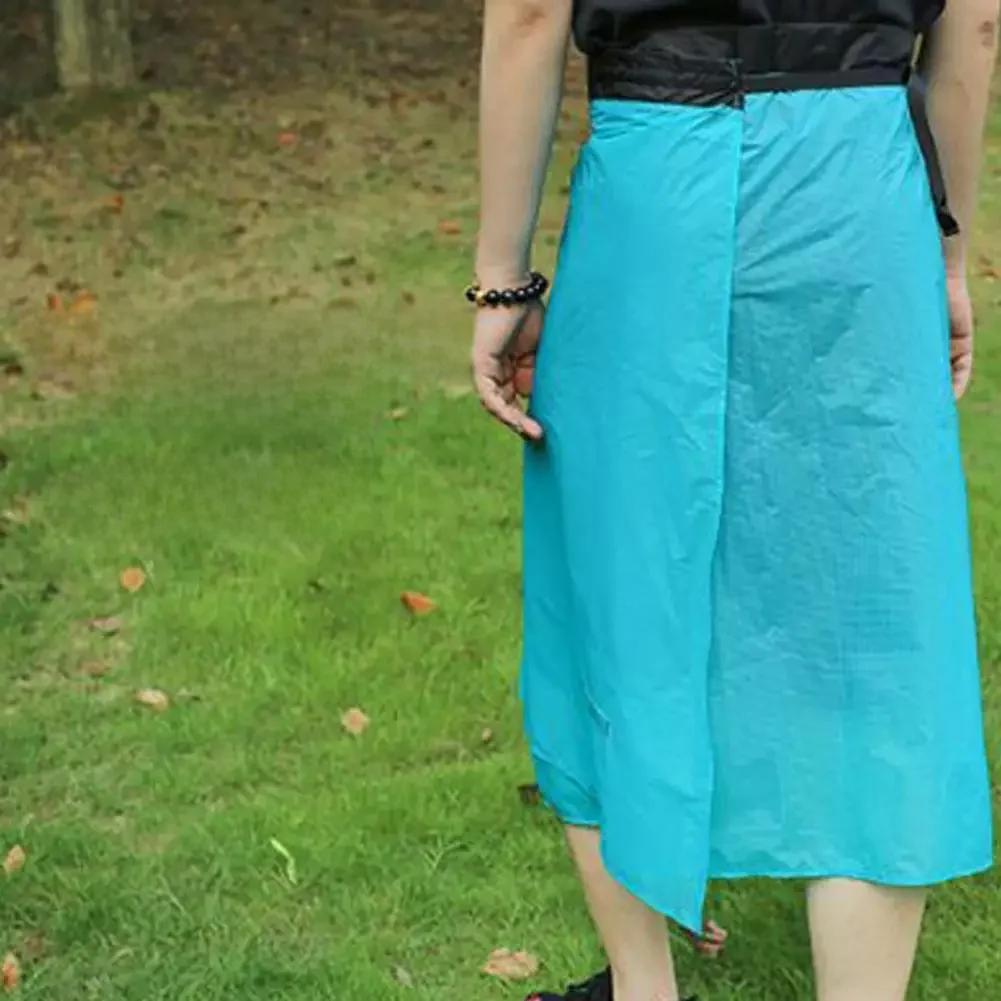 AliExpress Practical Rain Skirt Water-proof Rain Kilt Anti-stain Accessory Packable Rain Skirt Windproof Raincoat Rain Liner for Cycling
