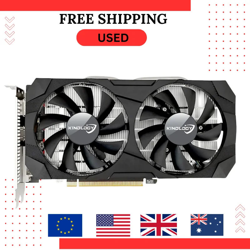 Б/У Kinology RX 580 16 ГБ 2048SP Совершенно новая видеокарта RX588 GPU 16 G Игровое видео VGA DDR5 AMD Radeon RX580 16 ГБ 2048 SP