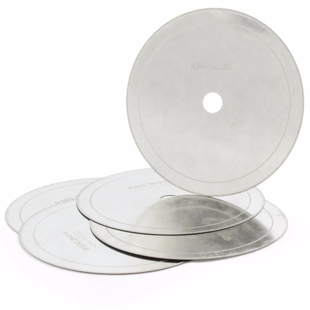 5 szt. 6-calowych (15 cm) supercienkich diamentowych tarcz do cięcia kamieni szlachetnych, otwór na trzpień 5/8 cala (16 mm), narzędzia jubilerskie do kamieni i kamieni szlachetnych — zdjęcie 2