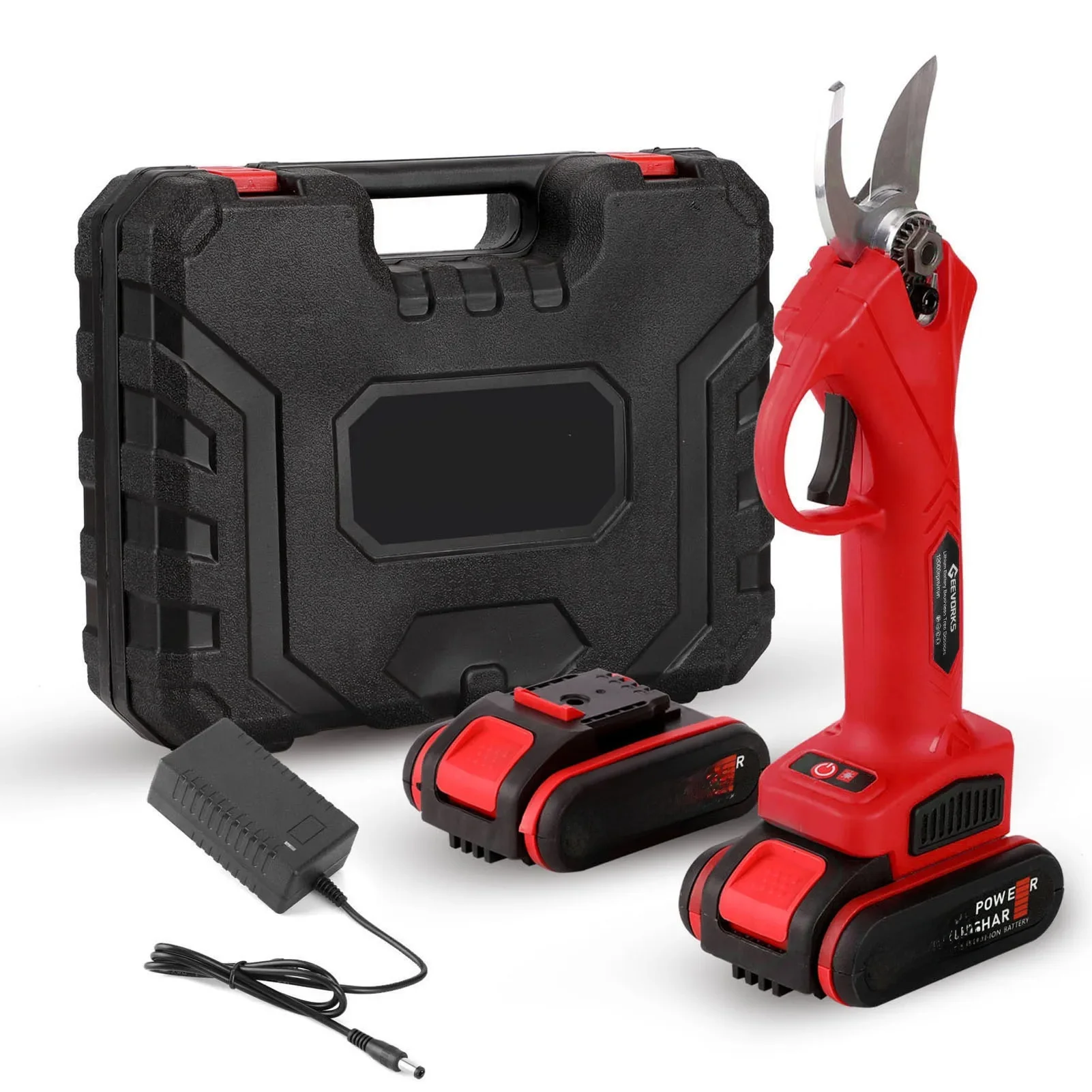 21V Draadloze Elektrische Snoeischaar Snoeischaar Efficiënte Fruitboom Bonsai Snoeien Takken Cutter Landschapsarchitectuur Gereedschap - afbeelding 2