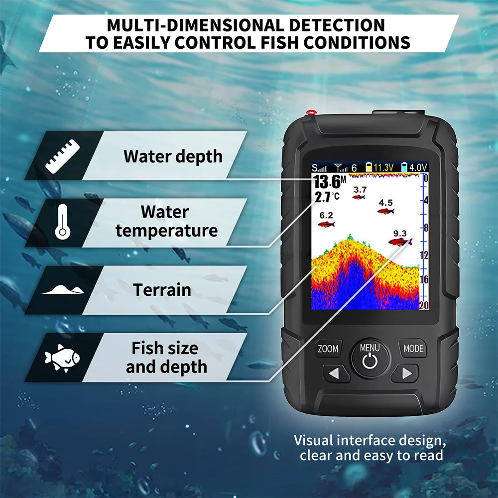 Flytec V803 Pro Eingebautes Sonar-Fischfinder-GPS-Köderboot 24000 mAh RC-Angelköderboot mit zwei Akkus 4 Angelpunkte 3 kg maximale Belastung – Detail 4