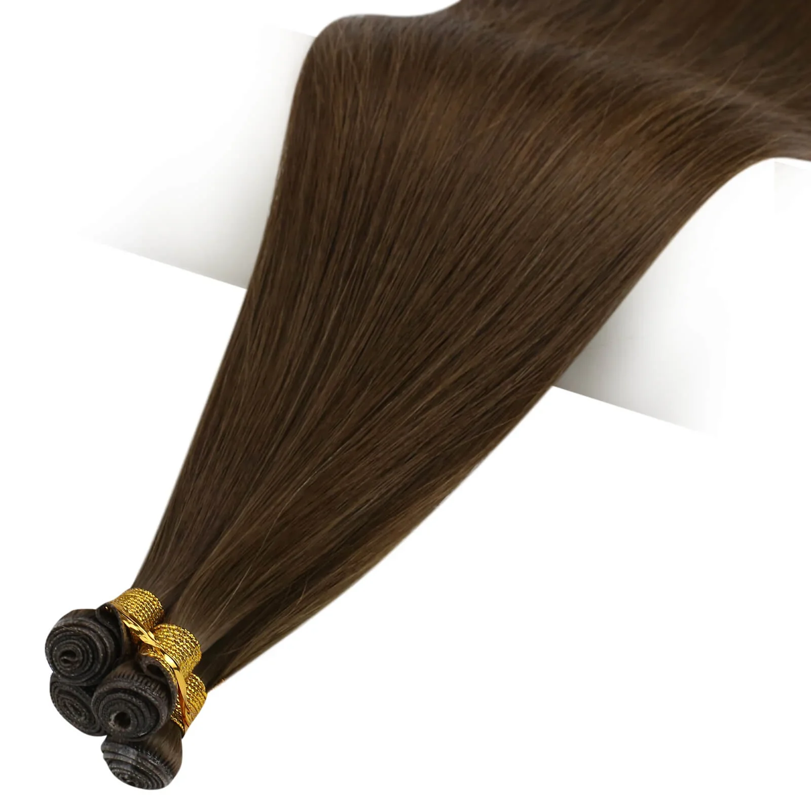 LaaVoo Seamless Genius Weft For Women 25G 16-24inch Brazilian Human Hair Virgin Invisible 12 Months Genius Weft Hair Extensions