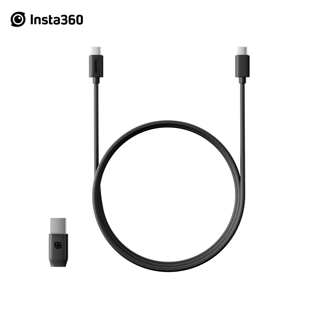 Ligação insta360 cabo usb