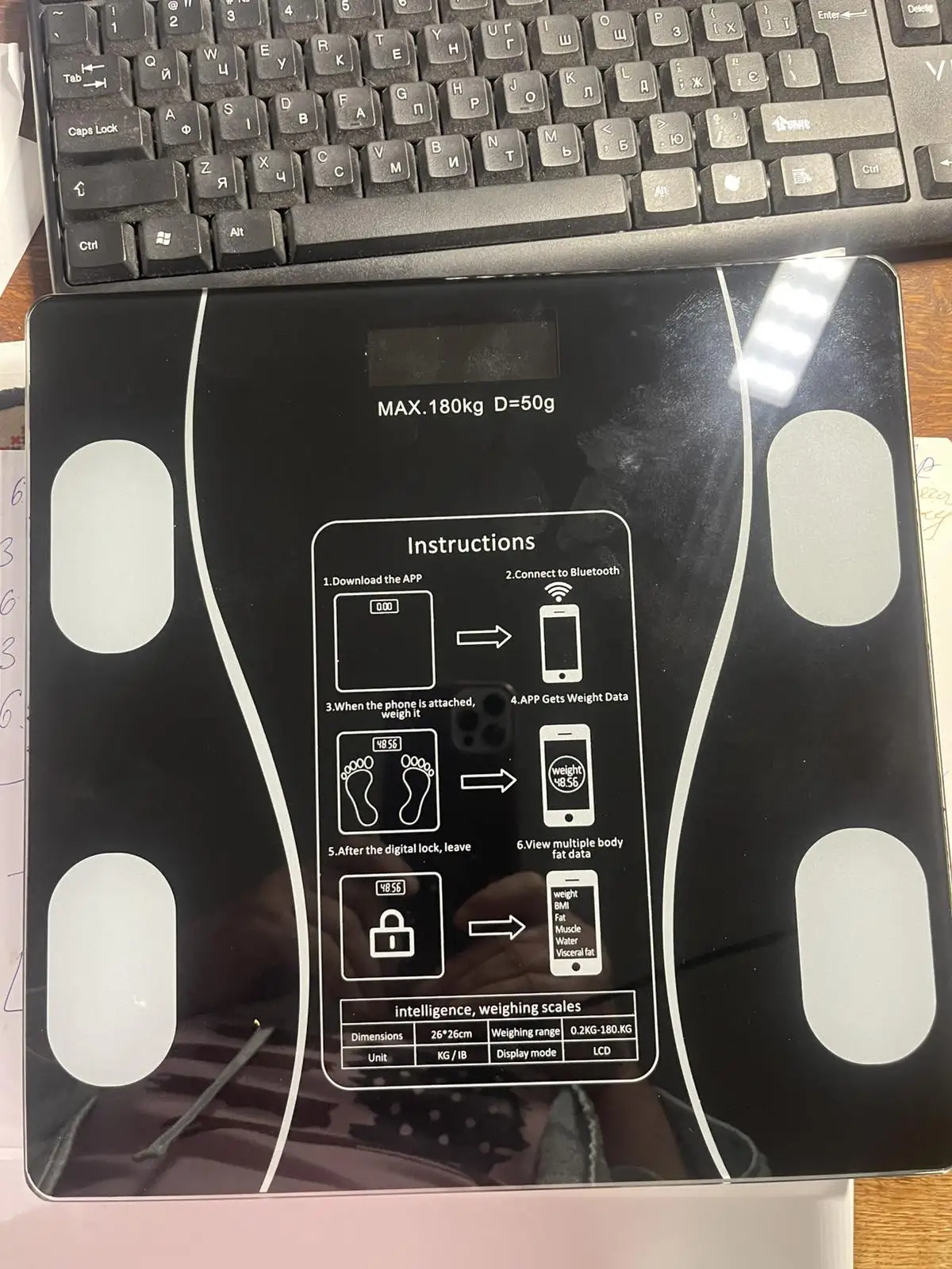 USB Intelligent Precise Body Fat Scale Small Electronic Weighing Scale Home Digital Scale Accurate Body Weight Fat Measurement