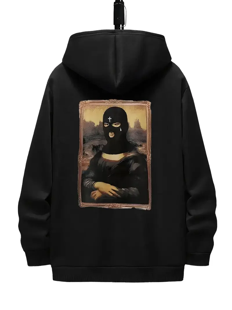

Men's fashionable sweatshirts, new high quality breathable cotton sweatshirts, men's y2k creative printed streetwear