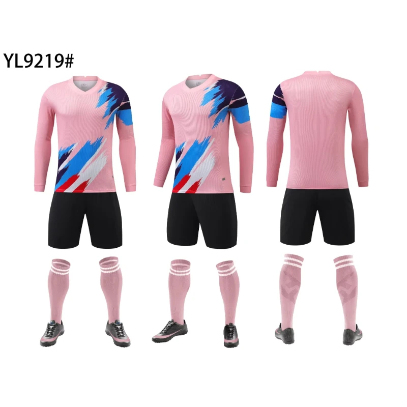 Soccer Goalkeeper Jersey 2025 Long Sleeve Football Jersey Suit For Kid Adults New Goalkeeper Uniform Men Goalie Shirt And Shorts - Image 4