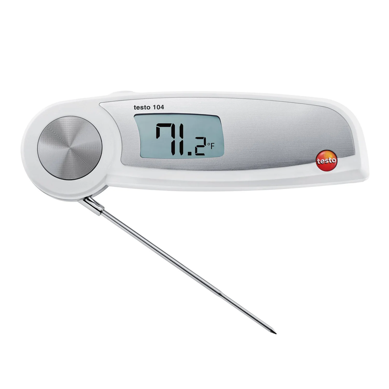 

Testo 104 Waterproof Folding Food Thermometer -58 to 482F/-50 to +250C Digital Food Temperature Meter 0563 0104