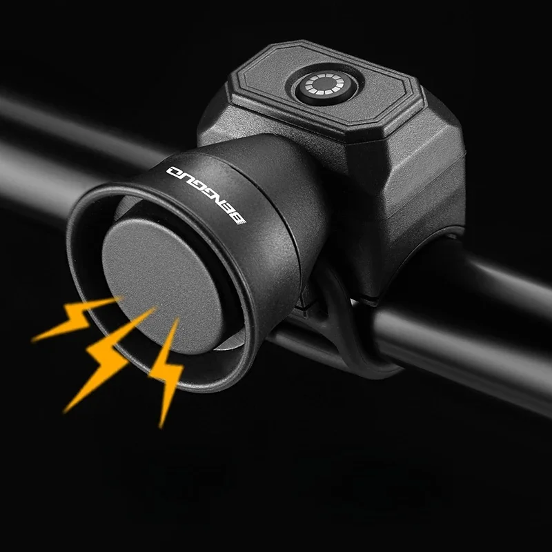 AliExpress Bicycle Horn Mountain Bike Mini USB Charging Waterproof Electronic Bike Bell Riding Equipment Children's Scooter Accessories