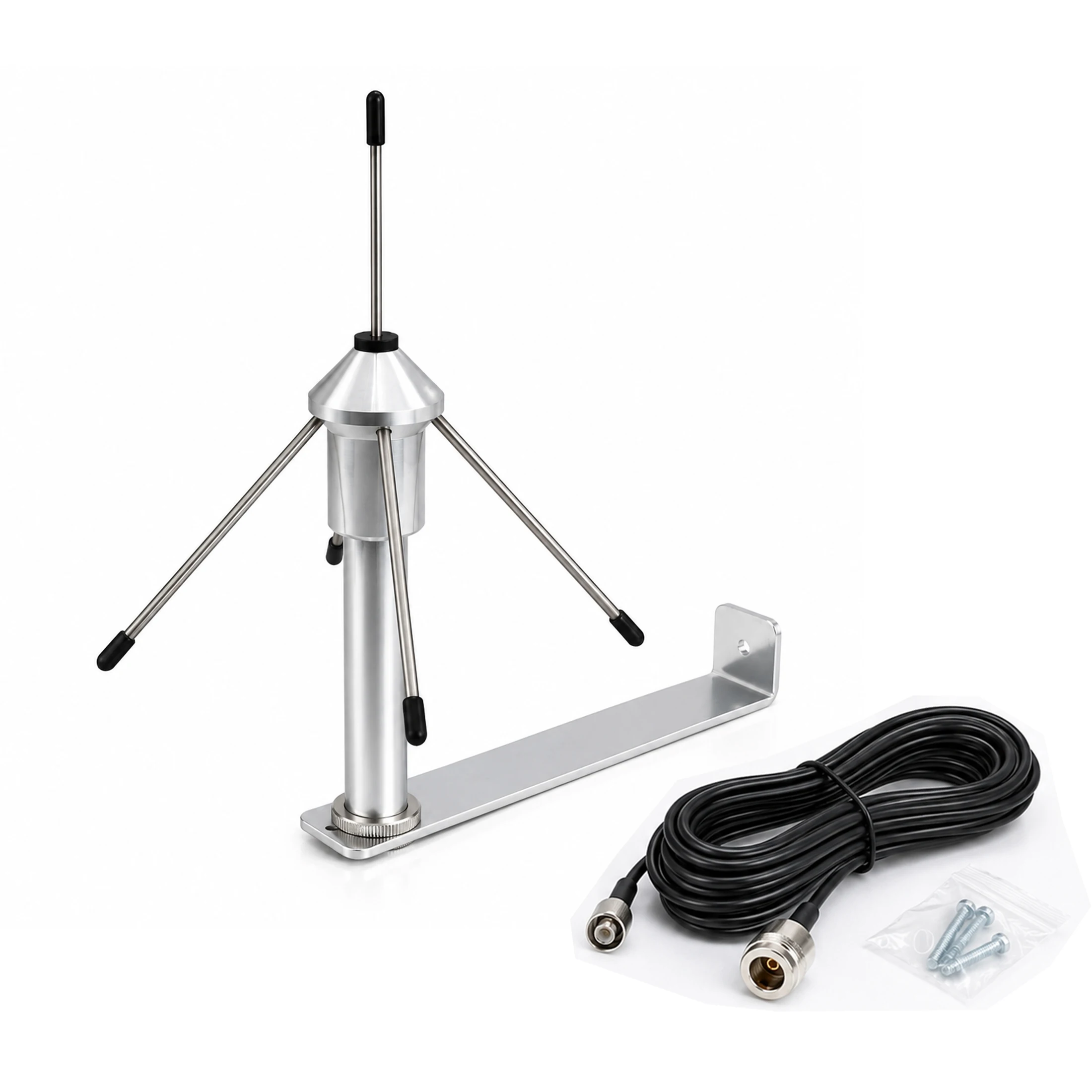 GP-868 SDL Groundplane Antenna 868MHz with Holder 3dBi N-Female 10m Cable(TNC Male to N Female) for Meshtastic Z-Wave LoRaWAN