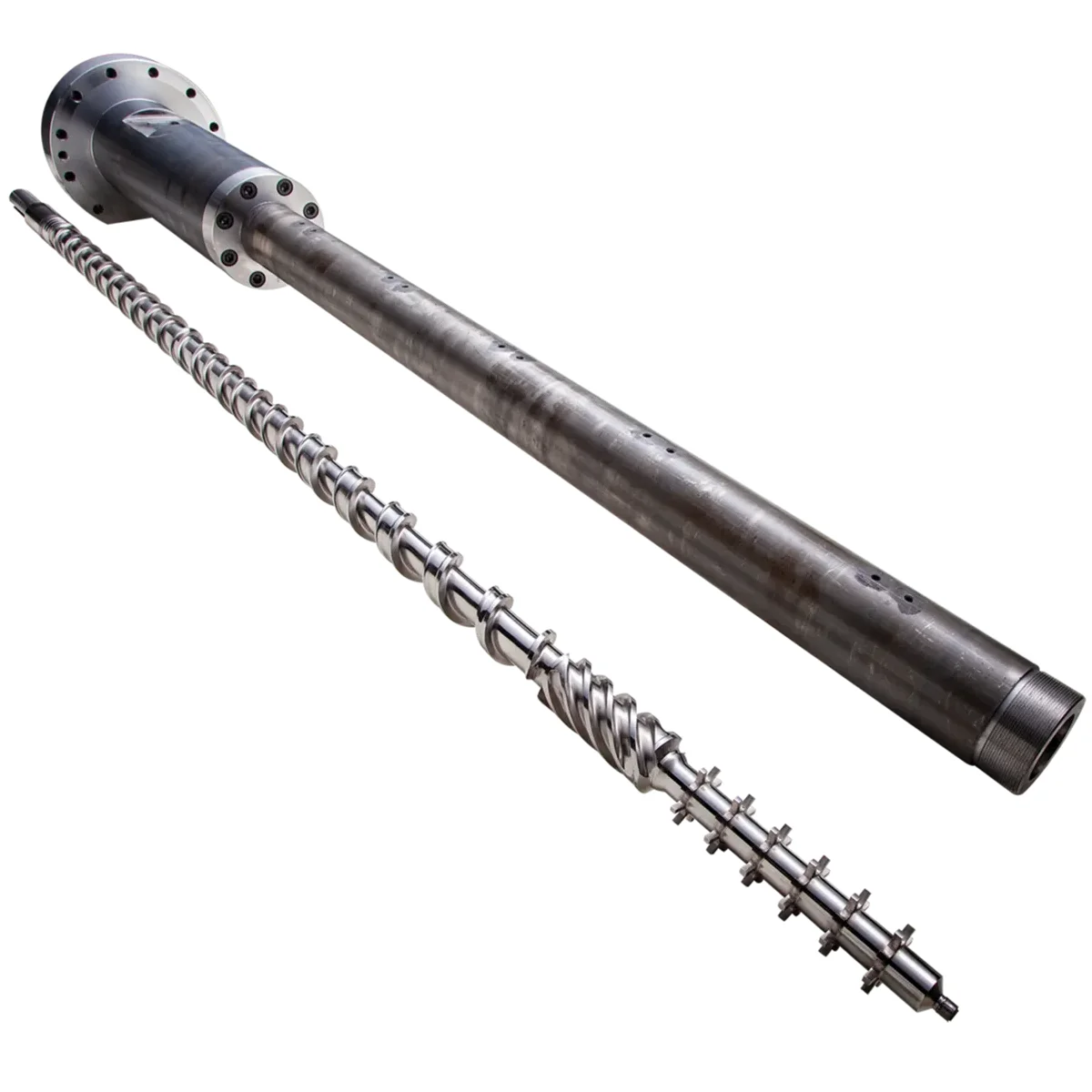 カスタム高精度窒化射出ねじ 耐食性プラスチック成形業界向けカスタマイズ加工サービス