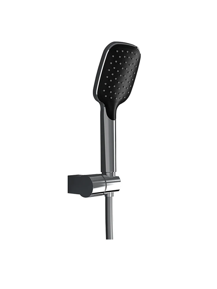 Teska Black Mafsallı Shower Set and Smart Flex Tube