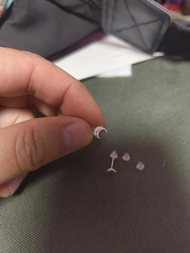 Korean Mini Small Heart Stars Stud Earrings For Women Student Teen Simple Tiny Minimalist Silver Color Ear Piercing Jewelry photo review