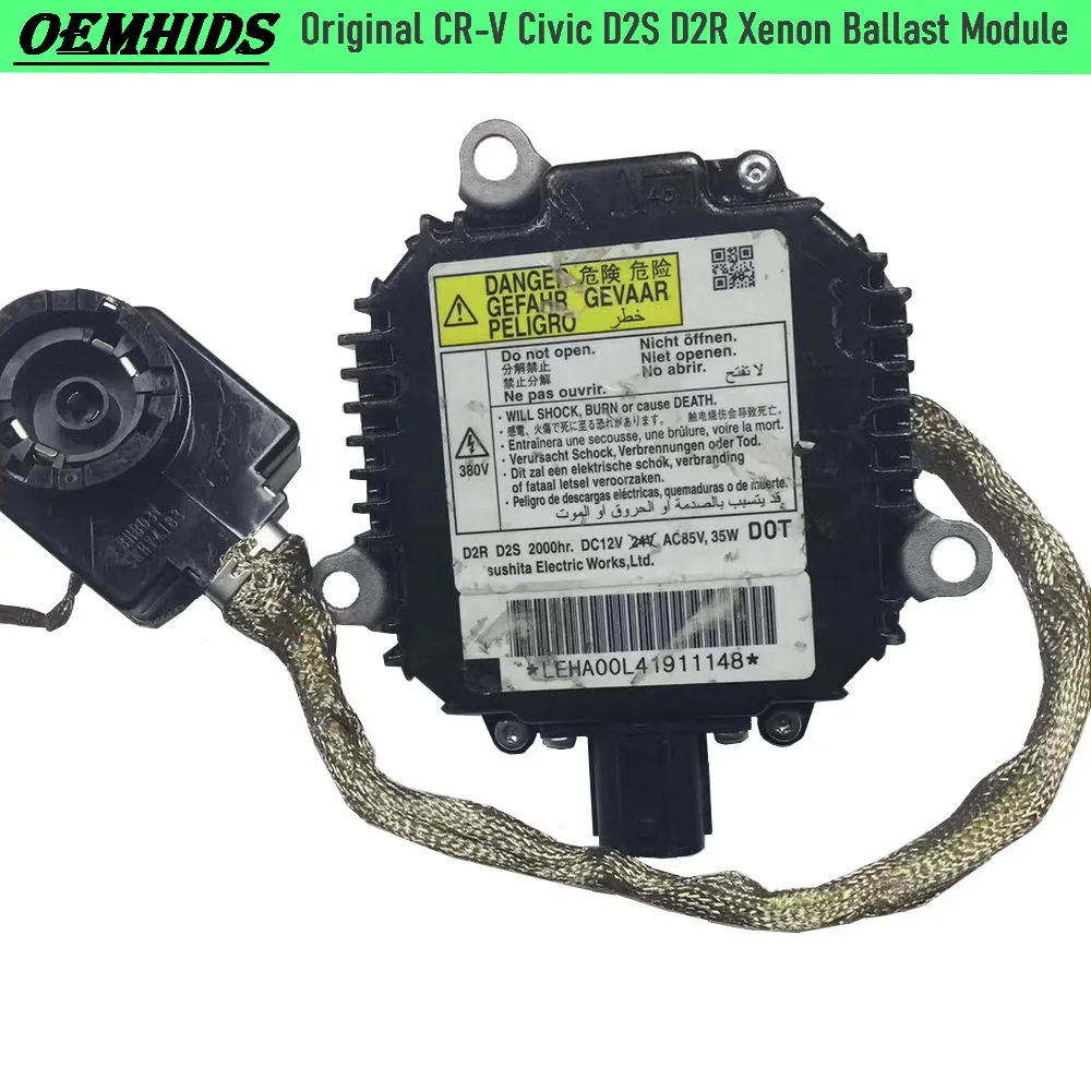 Original D2S D2R Xenon Ballast สําหรับ 06-11 CR-V CRV 02-11 Civic VIII Mk8 HID ไฟหน้าซีนอนบัลลาสต์ ECU ชุดควบคุมโมดูลใช้