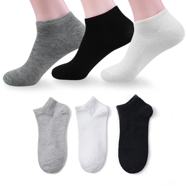 10 sets of ankle socks Men's women's arms 235-270 men's and women's single neck