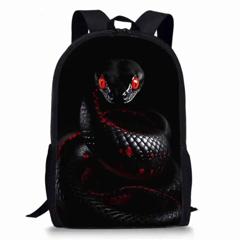 animal Snake pattern Childrens school backpack child bags for schoolbag boy girl youth