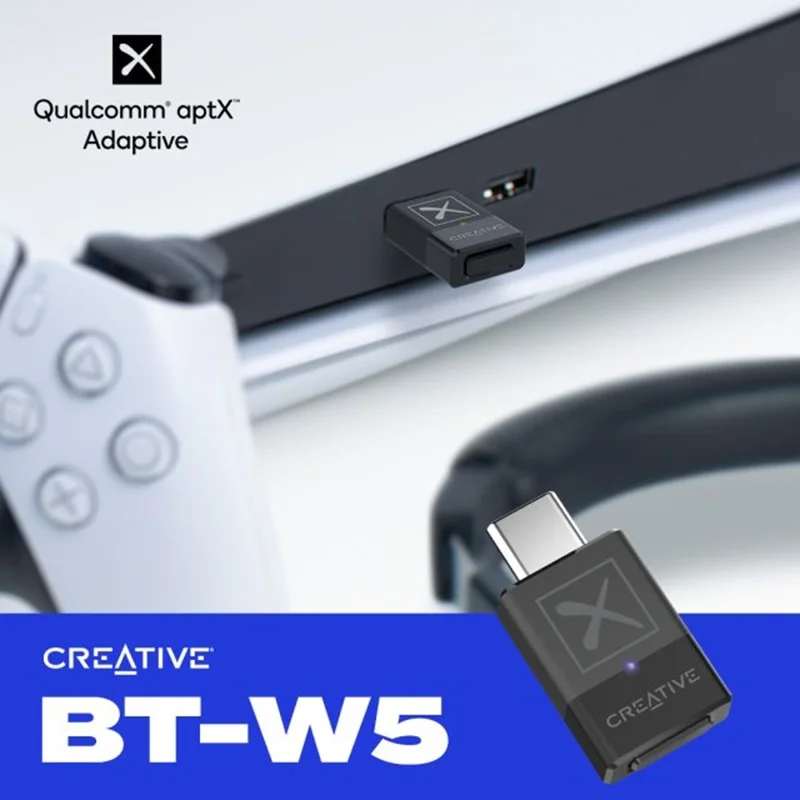 Creative Creative BT-W5 Bluetooth 5.3 USB-C Audio Codec 24bit