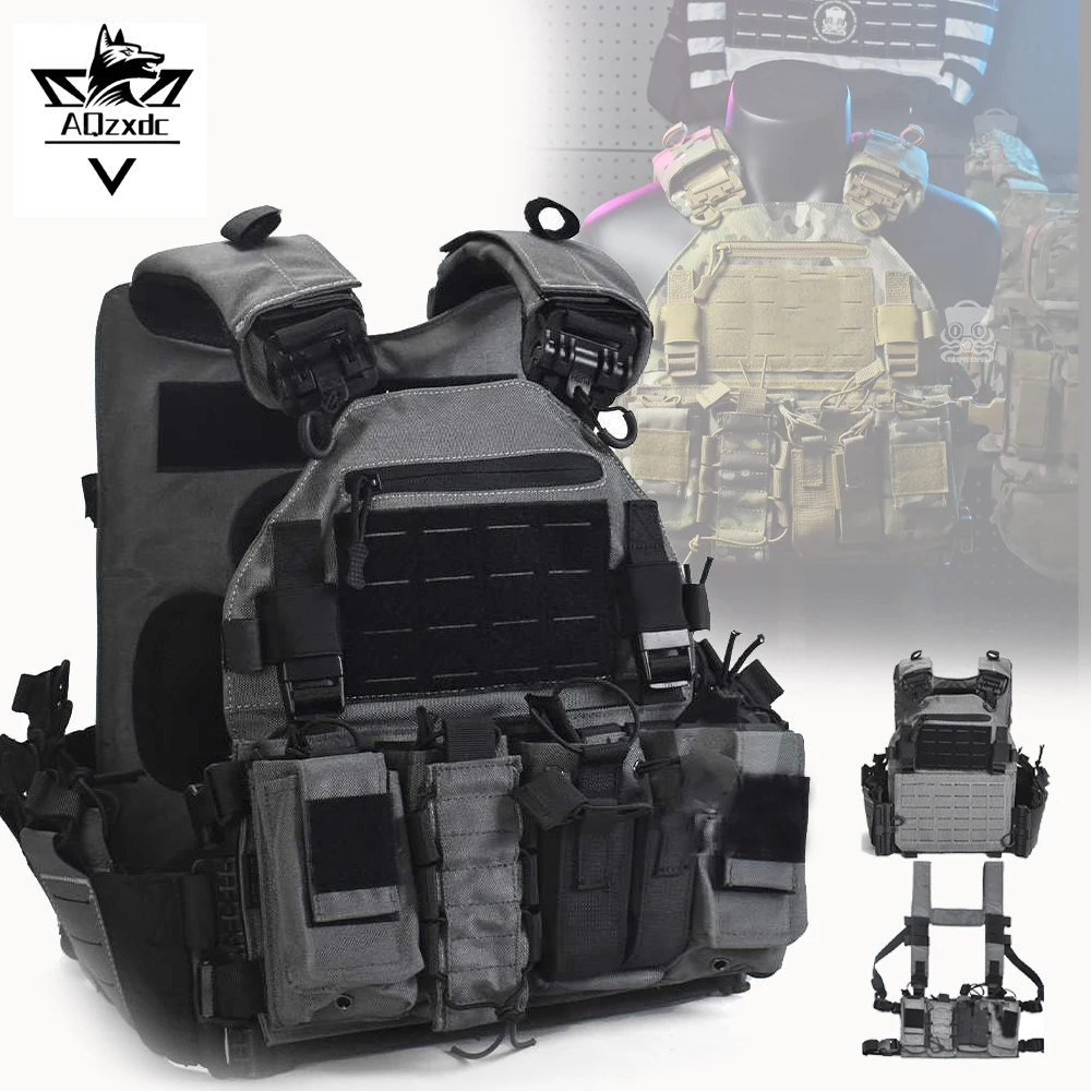 

New Tactical Vests Multi-Functional Training Uniforms Cosplay Full Set Adjustable Camouflage CS Combat Equipment for Hunting