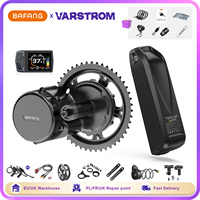 BAFANG 750W 500W Motor Kit With Downtube Battery Kit BBS02B Electrical Bike Mid Motor Drive Conversion Kits EKD01 LCD Display