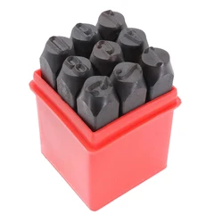 3mm/4mm/5mm/6mm/10mm/12.5mm francobolli lettere alfabeto numeri Set punzone acciaio metallo strumento artigianale