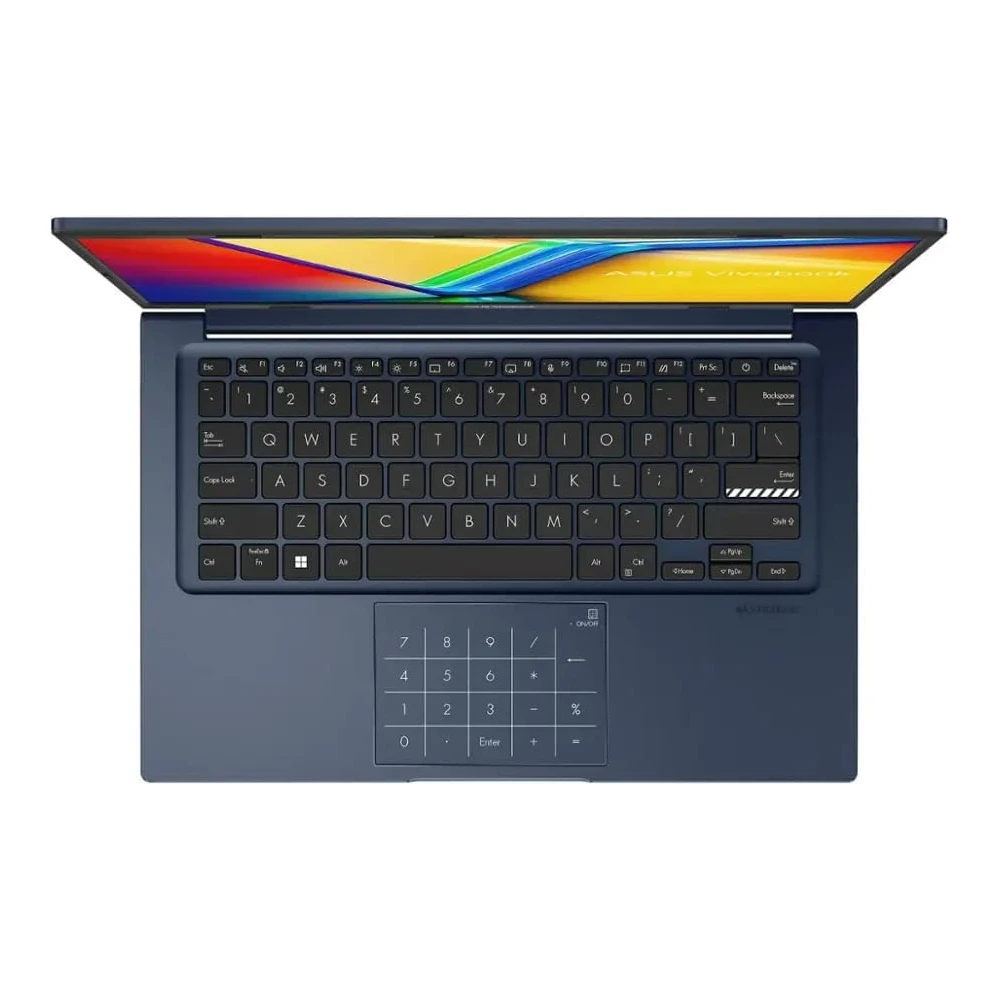 لاب توب اسوس 14 بوصة Fhd Intel Core I3-1315U 12 جيجا بايت رام 256 جيجا بايت Ssd أزرق