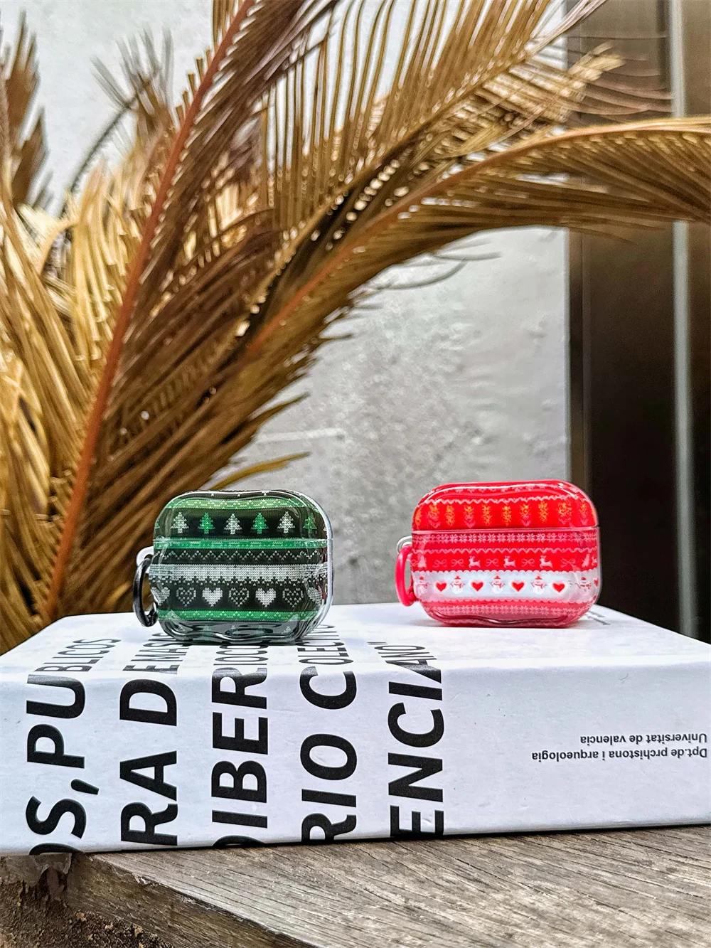 

New Christmas Cute IMD Suitable for Apple AirPods 4/3/2 Pro 2/3 Bluetooth Earphones TPU Material Earphone Case