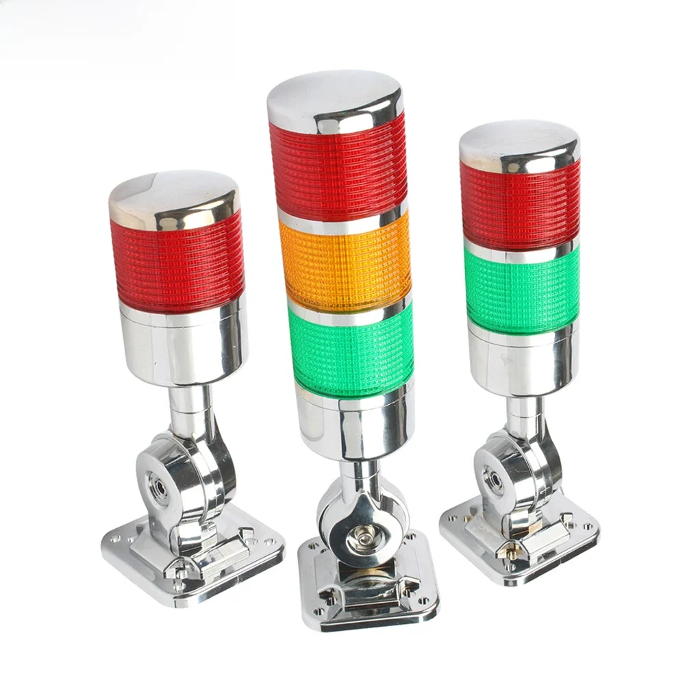 DC12V 24V AC110V 220V przemysłowe wielowarstwowe światło stosu sygnał świetlny LED Alarm światło ostrzegawcze dla maszyn lampa wieżowa alarmowa LTA — zdjęcie 2