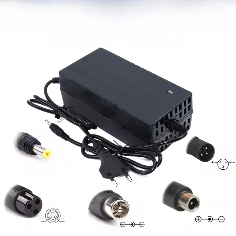 42V 5A Lithium batterij Oplader AC 110-220V DC5.5*2.1mm voor 10S 36V Elektrische fiets M365 Scooter Li-ion accu snelle Oplader - afbeelding 2